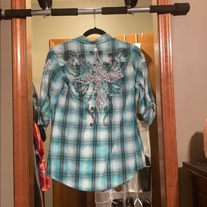 Women’s small Roar brand flannel